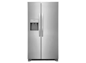 Refurbished Frigidaire Stainless Steel 25.6 cu. Ft. 36" Standard Side by Side Refrigerator