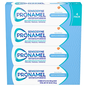 Sensodyne Pronamel Gentle Whitening Toothpaste for Sensitive Teeth, Alpine Breeze (6.5 oz., 4pk.)