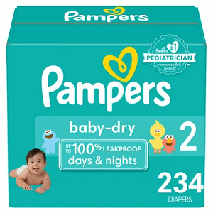 Pampers Baby Dry One-Month Supply Diapers (Size 2)